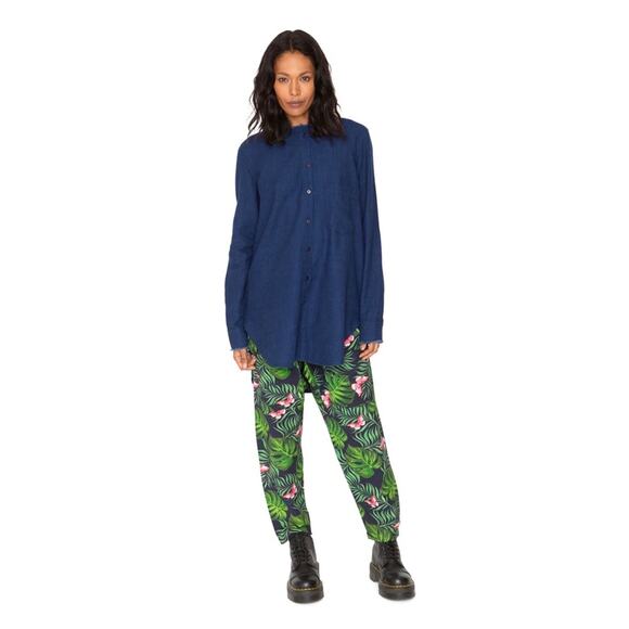 Free People x Sandrine Rose - NWT Mandarin Shirt - Picture 1 of 12